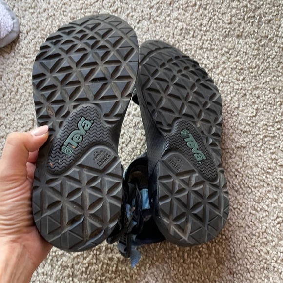 Teva terra fi lite strappy sport sandals black blue 8 - Picture 5 of 6